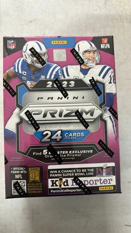 2023 Panini Prizm Football 6-Pack Hobby Blaster Box (Orange Ice Prizms) - CardVault Collections