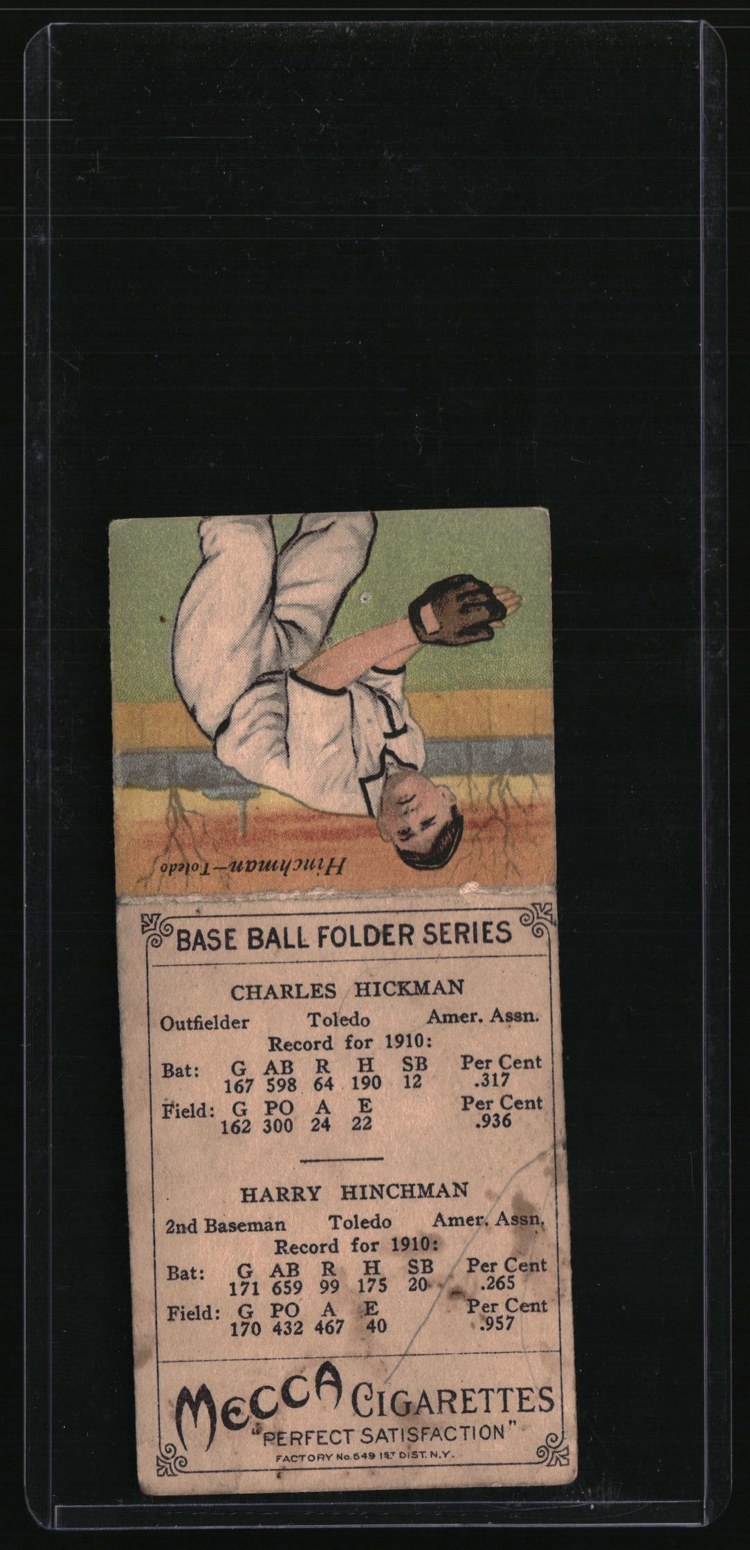 1911 Mecca Double Folders T201 Charles Hickman / Harry Hinchman