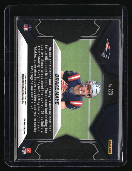 2024 Panini Mosaic Drake Maye Mosaic