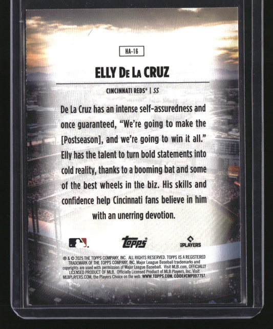 2025 Topps Elly De La Cruz Home Field Advantage