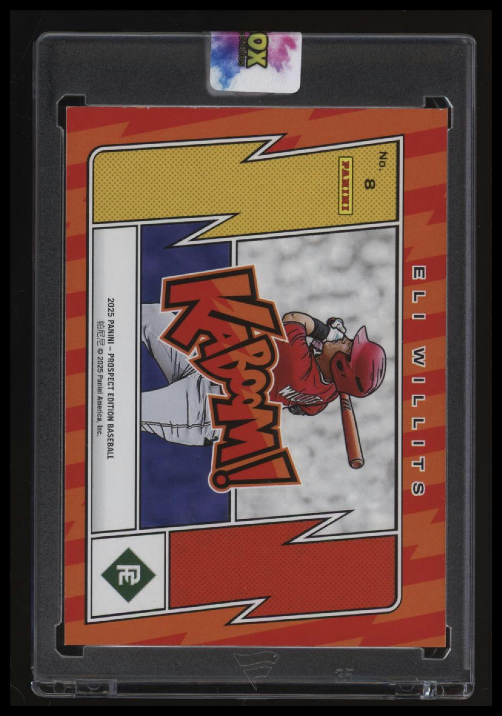 2025 Panini Prospect Edition Eli Willits Kaboom!