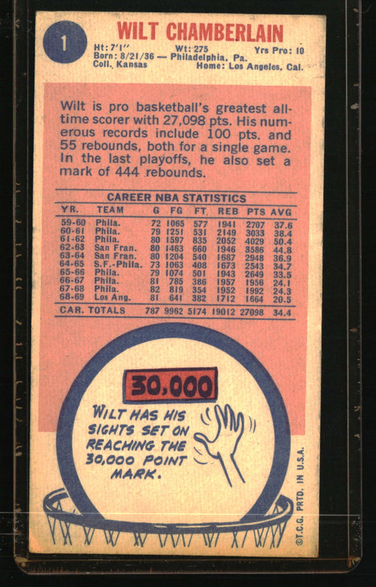 1969-70 Topps Wilt Chamberlain