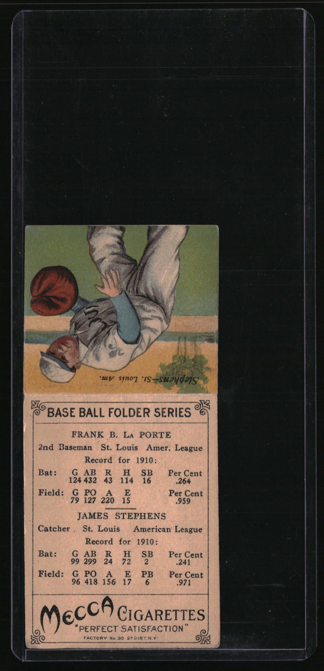1911 Mecca Double Folders T201 Frank LaPorte / James Stephens