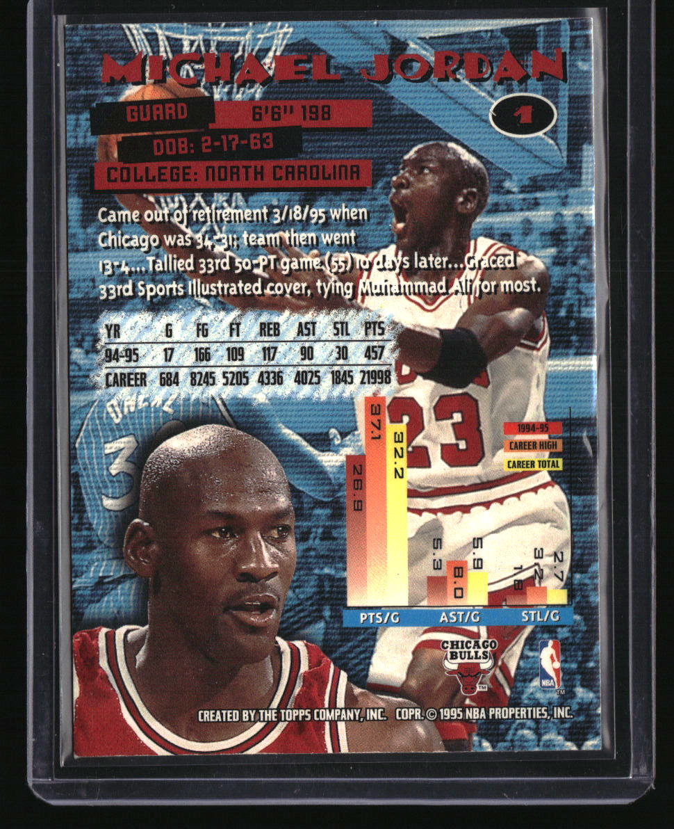 1995-96 Stadium Club Michael Jordan