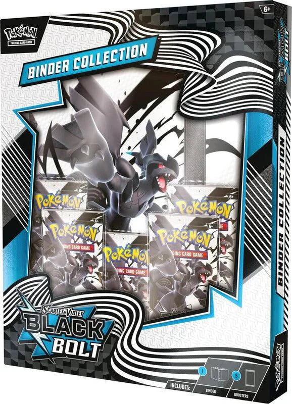 Pokemon Scarlet and Violet: Black Bolt Binder Collection Box - CardVault Collections