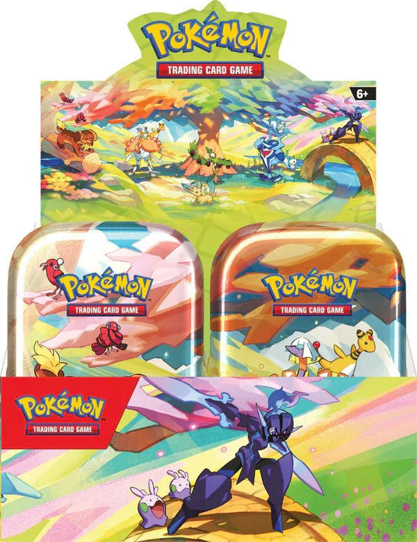 Pokemon Scarlet and Violet: Vibrant Paldea Mini Tin Display - CardVault Collections