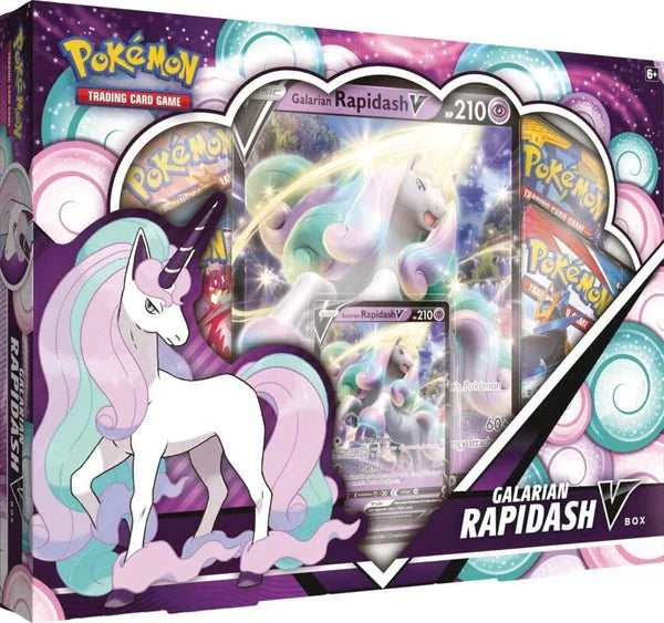 Pokemon Sword and Shield: Galarian Rapidash V Box - CardVault Collections