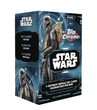 2026 Topps Star Wars Chrome Blaster Box (PRE-ORDER)