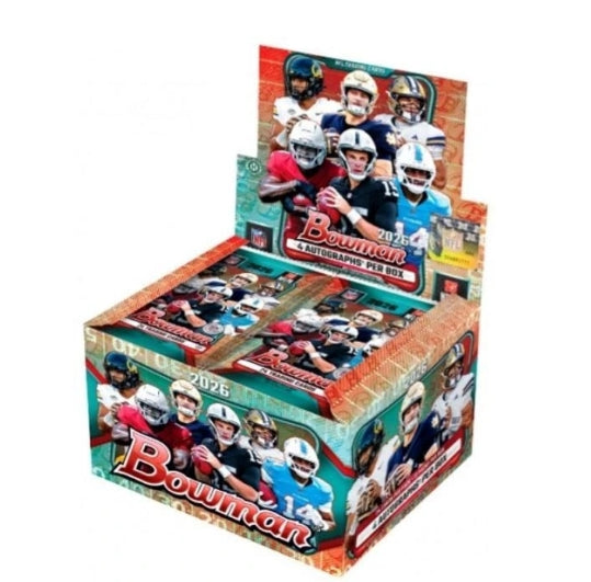 2026 Bowman Football Jumbo Hobby Box (PRE-ORDER)