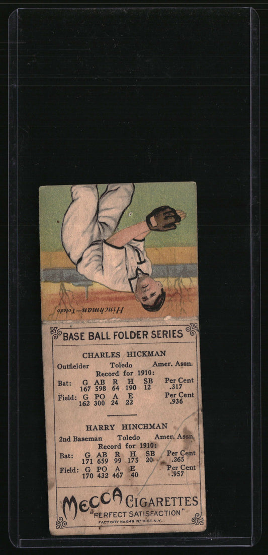 1911 Mecca Double Folders T201 Charles Hickman / Harry Hinchman