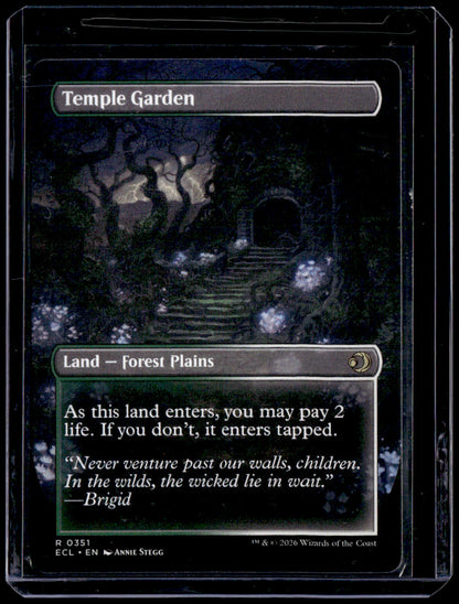 Lorwyn Eclipsed Temple Garden (Borderless)
