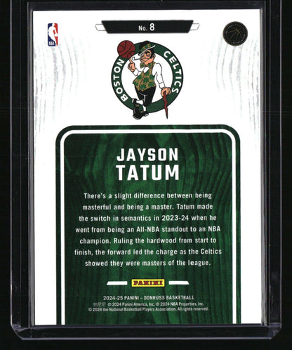 2024-25 Donruss Jayson Tatum Hardwood Masters Hyper #/25