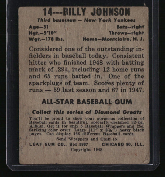 1948-49 Leaf Billy Johnson