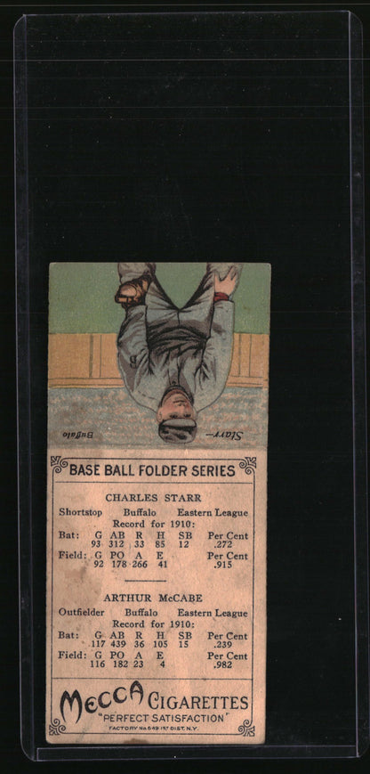 1911 Mecca Double Folders T201 James McCabe / Charles Starr
