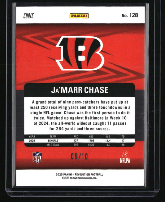 2025 Panini Revolution Ja'Marr Chase Cubic #/10
