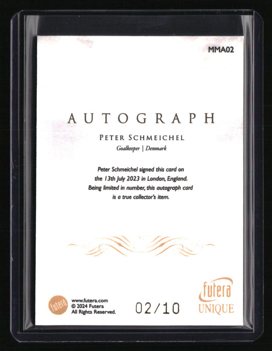 2024 Futera Peter Schmeichel Moments Autograph #/10