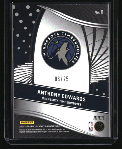 2024-25 Panini Revolution Anthony Edwards Supernova #/25