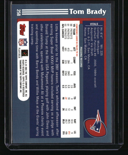2003 Topps Tom Brady