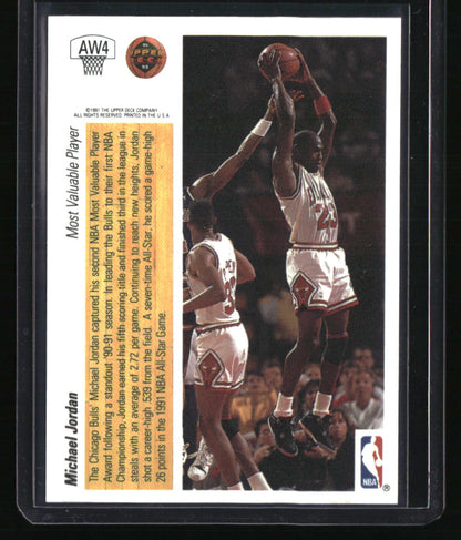 1991-92 Upper Deck Michael Jordan Award Winner Holograms