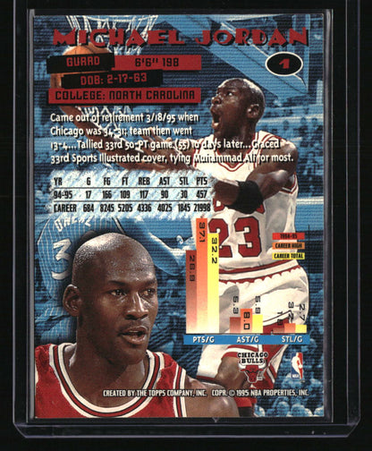 1995-96 Stadium Club Michael Jordan