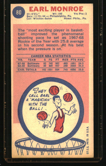 1969-70 Topps Earl Monroe