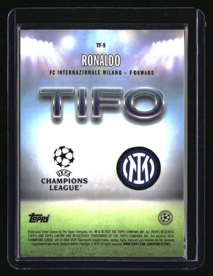 2024-25 Topps Chrome UEFA Club Competitions Ronaldo Tifo