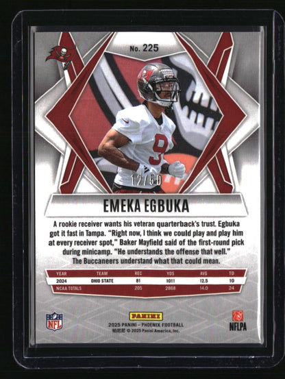 2025 Panini Phoenix Emeka Egbuka Bronze Winter Prizm #/50