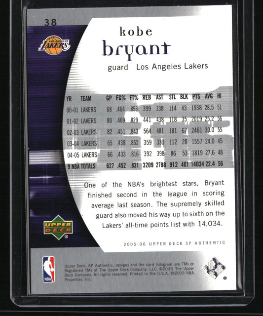 2005-06 SP Authentic Kobe Bryant