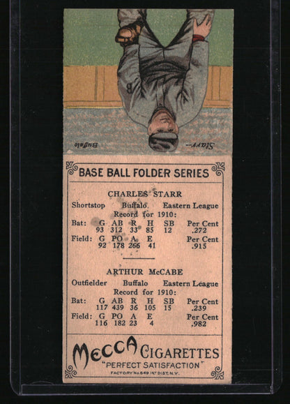 1911 Mecca Double Folders T201 James McCabe / Charles Starr