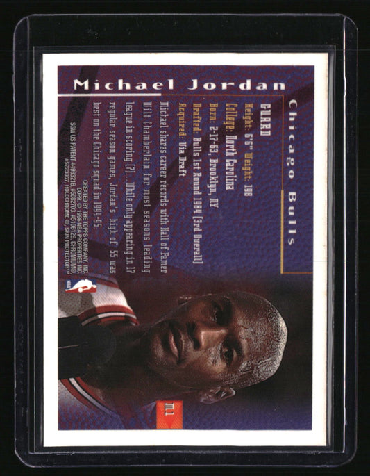 1995-96 Finest Michael Jordan Mystery Orange Border