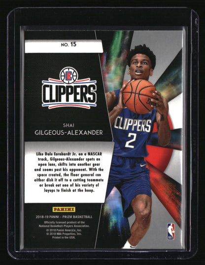2018-19 Panini Prizm Shai Gilgeous-Alexander Freshman Phenoms