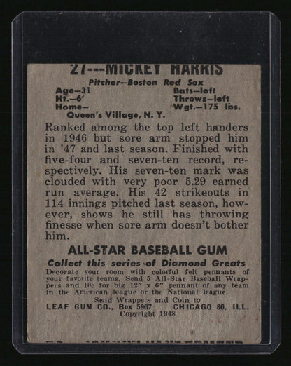 1948-49 Leaf Mickey Harris