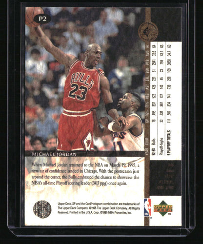 1994-95 SP Championship Michael Jordan Playoff Heroes