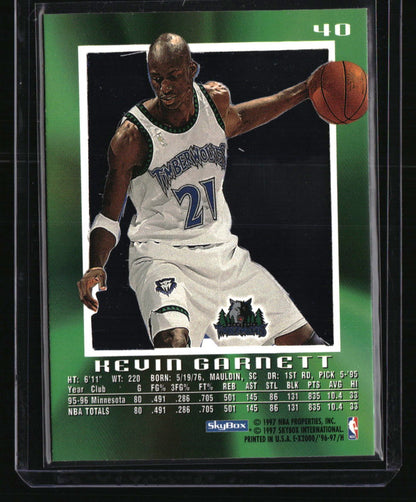 1996-97 E-X2000 Kevin Garnett
