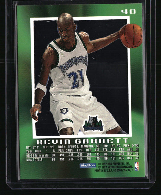 1996-97 E-X2000 Kevin Garnett