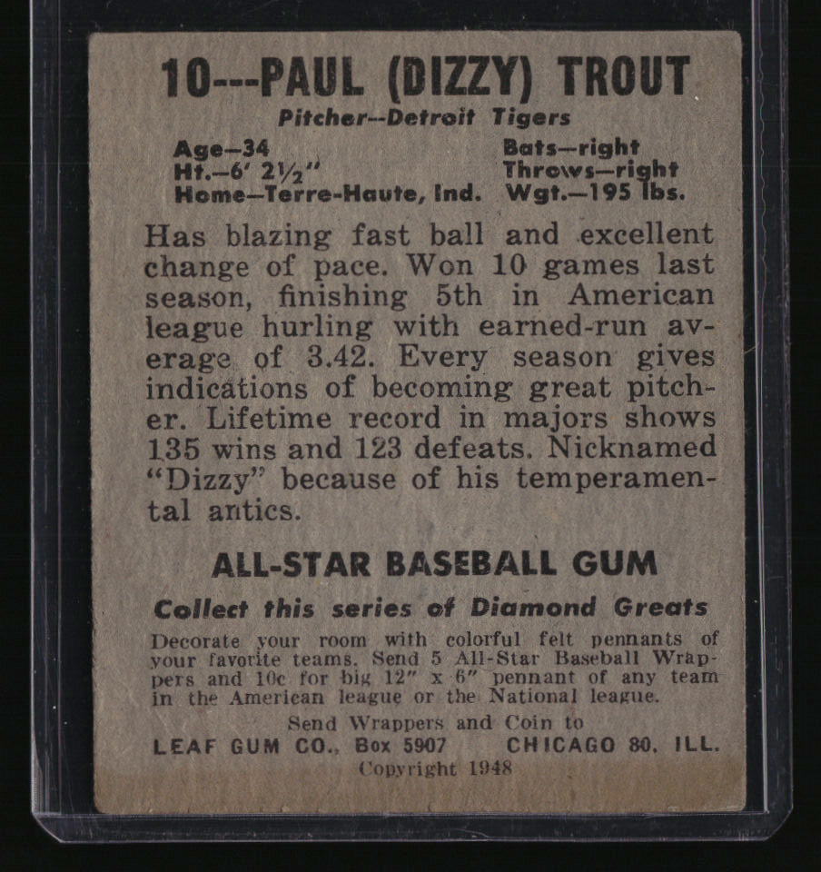 1948-49 Leaf Paul Trout
