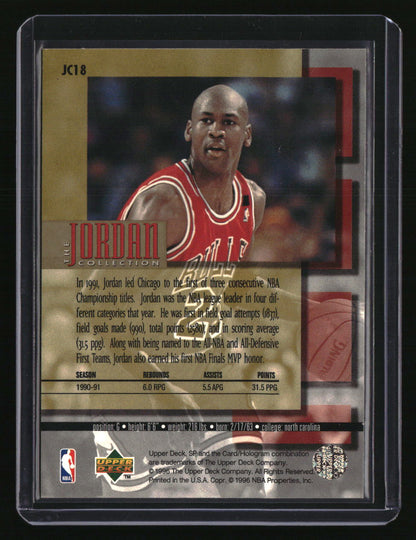 1995-96 SP Michael Jordan The Jordan Collection