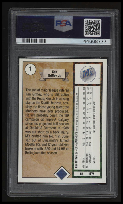 1989 Upper Deck Ken Griffey Jr. Star Rookie PSA 9