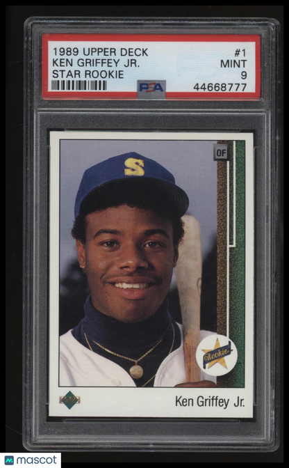 1989 Upper Deck Ken Griffey Jr. Star Rookie PSA 9
