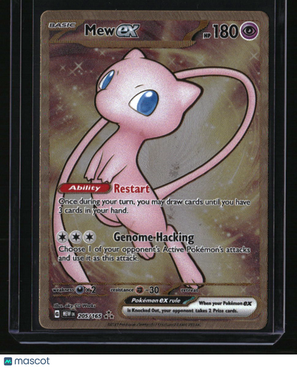 SV: Scarlet & Violet 151 Mew ex - Metal Card