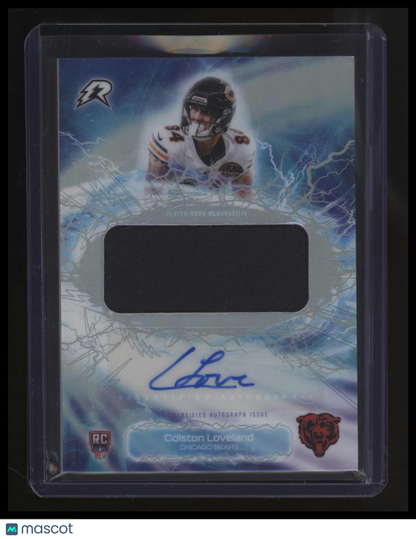 2025 Topps Resurgence Colston Loveland Radial Rookie Relic Autographs