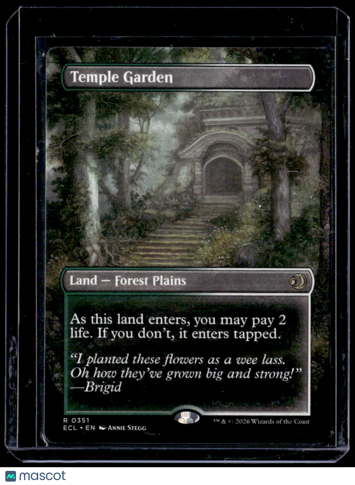 Lorwyn Eclipsed Temple Garden (Borderless)