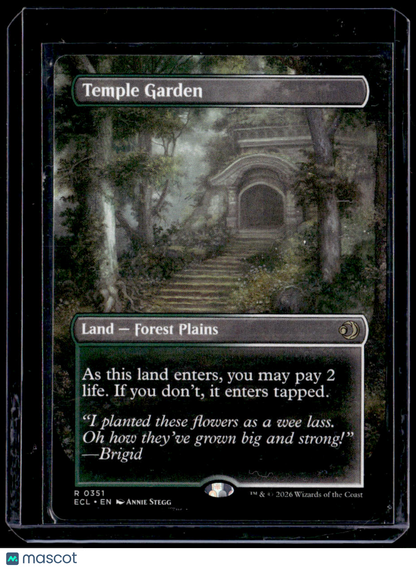 Lorwyn Eclipsed Temple Garden (Borderless)