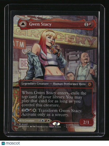 Marvel's Spider-Man Gwen Stacy (0202) (Borderless) Foil