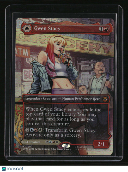 Marvel's Spider-Man Gwen Stacy (0202) (Borderless) Foil