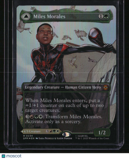Marvel's Spider-Man Miles Morales (0234) (Borderless) Foil