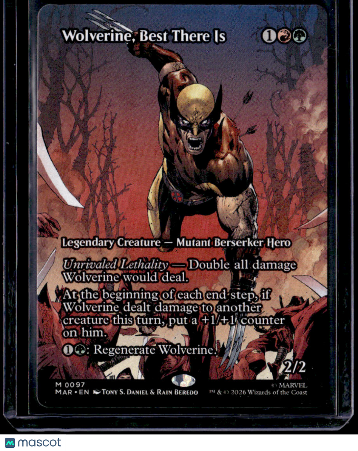 Marvel Universe Eternal-Legal Wolverine, Best There Is (Borderless)