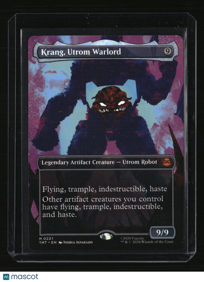 Teenage Mutant Ninja Turtles Krang, Utrom Warlord (Borderless)
