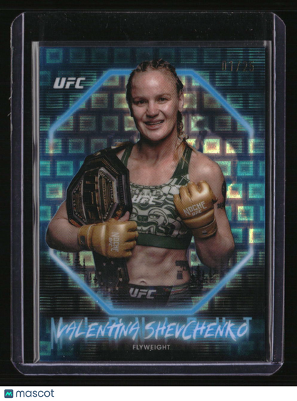 2025 Topps Midnight UFC Valentina Shevchenko Moonrise #/25