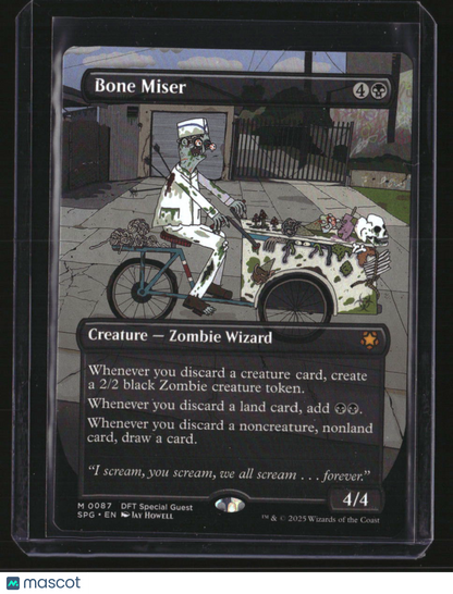 Special Guests Bone Miser (Borderless)